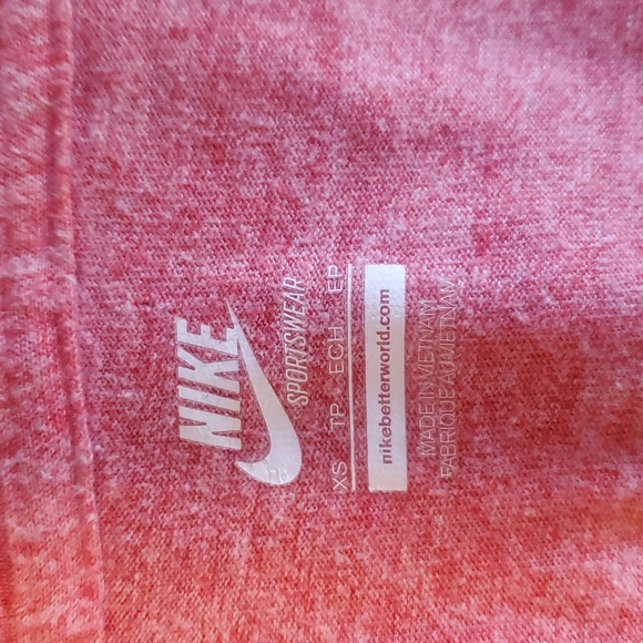 Nike Women's Crimson Heathered Full-Zip Lightweight Hoodie Hooded Jacket Size XS - Picture 7 of 7